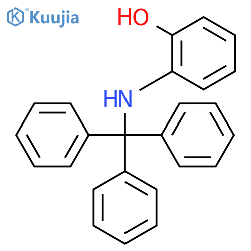 Phenol, 2-[(triphenylmethyl)amino]- structure