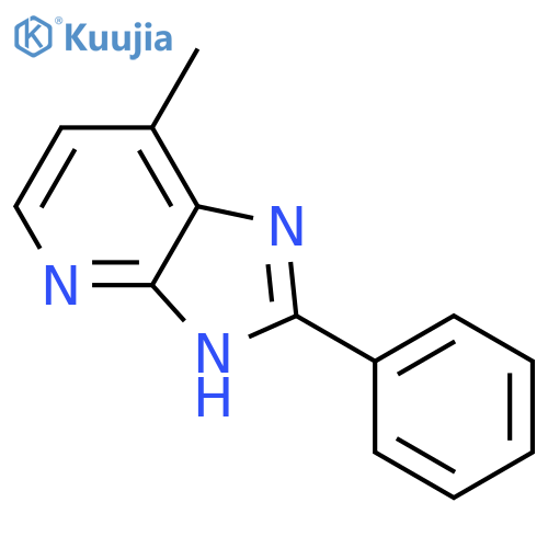 7-methyl-2-phenyl-3H-Imidazo[4,5-b]pyridine structure
