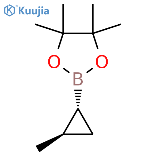 trans-2-Methyl-cyclopropyl Boronic Acid Pinacol Ester structure