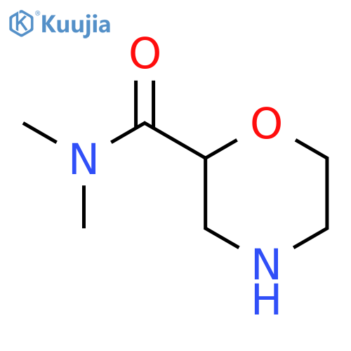 N,N-Dimethylmorpholine-2-carboxamide structure