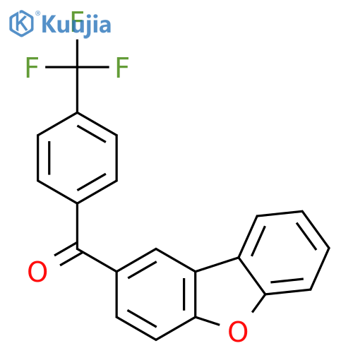 Methanone, 2-dibenzofuranyl[4-(trifluoromethyl)phenyl]- structure