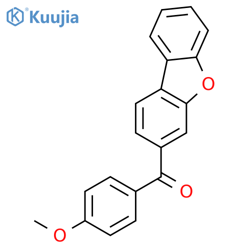 Methanone, 3-dibenzofuranyl(4-methoxyphenyl)- structure