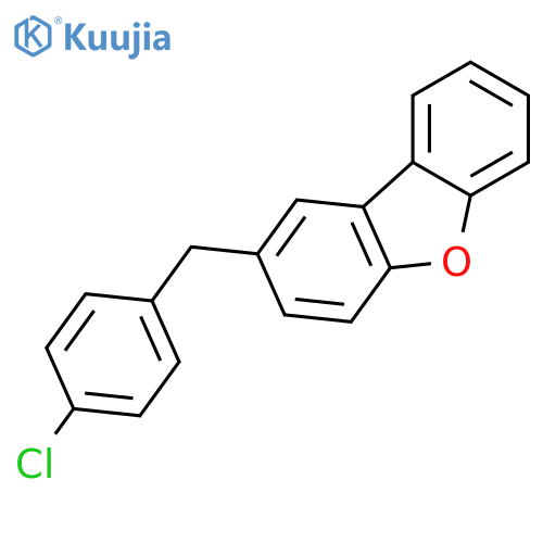 DIBENZOFURAN, 2-[(4-CHLOROPHENYL)METHYL]- structure