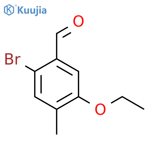 2-Bromo-5-ethoxy-4-methylbenzaldehyde structure