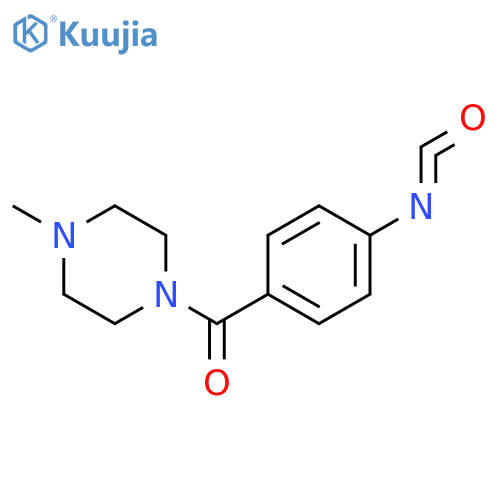 (4-isocyanatophenyl)(4-methyl-1-piperazinyl)-Methanone structure