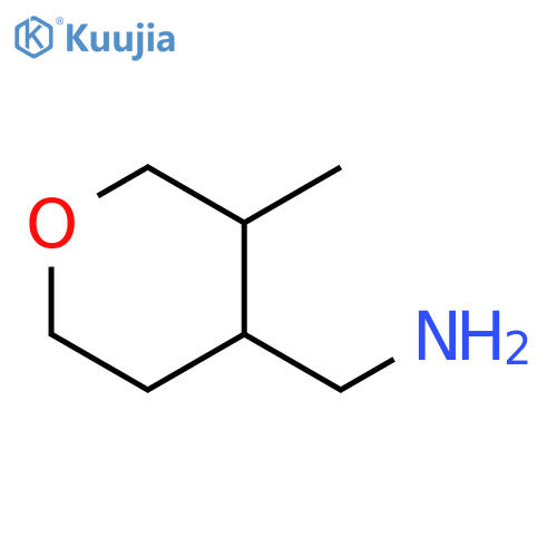 (3-methyloxan-4-yl)methanamine structure