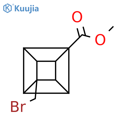Methyl (1S,2R,3R,8S)-4-(bromomethyl)cubane-1-carboxylate structure