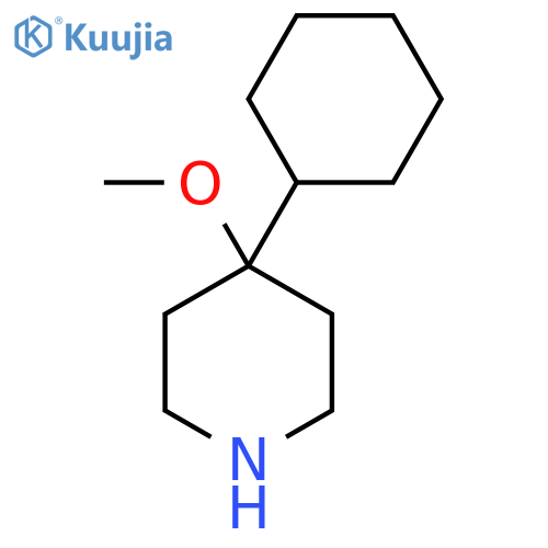 4-Cyclohexyl-4-methoxypiperidine structure