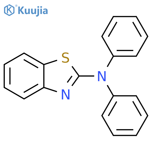 2-Benzothiazolamine, N,N-diphenyl- structure