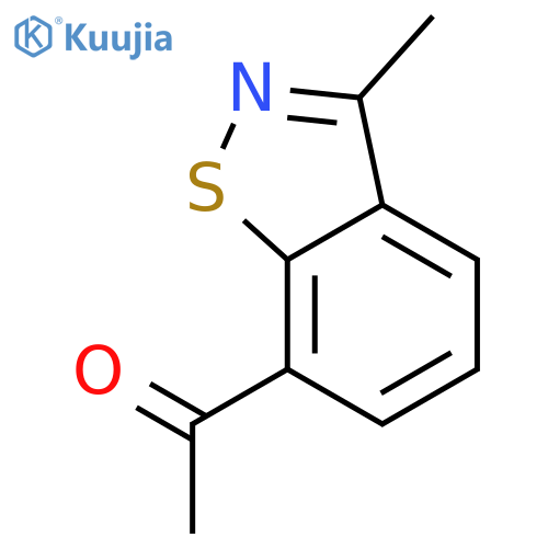Ethanone, 1-(3-methyl-1,2-benzisothiazol-7-yl)- structure