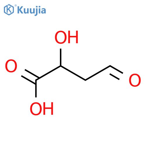 Butanoic acid, 2(or3)-hydroxy-4-oxo- (9CI) structure