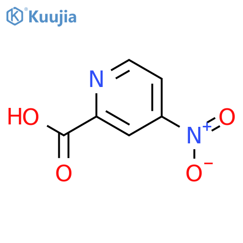 4-nitropyridine-2-carboxylic acid structure