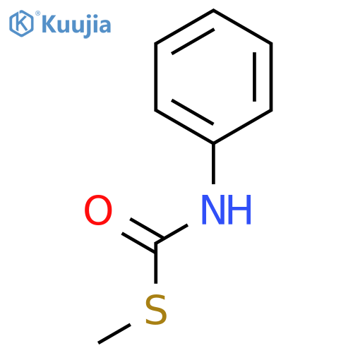 S-methyl phenylcarbamothioate structure
