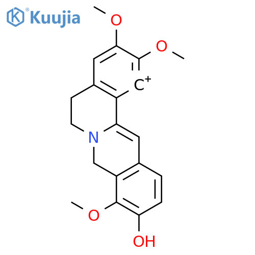 10-hydroxy-2,3,9-trimethoxy-5,6-dihydro-isoquino[3,2-a]isoquinolinylium structure