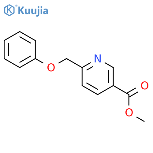 Methyl 6-(phenoxymethyl)nicotinate structure
