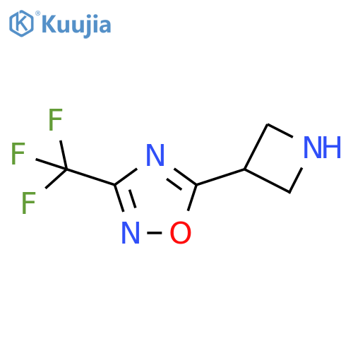 5-(azetidin-3-yl)-3-(trifluoromethyl)-1,2,4-oxadiazole structure