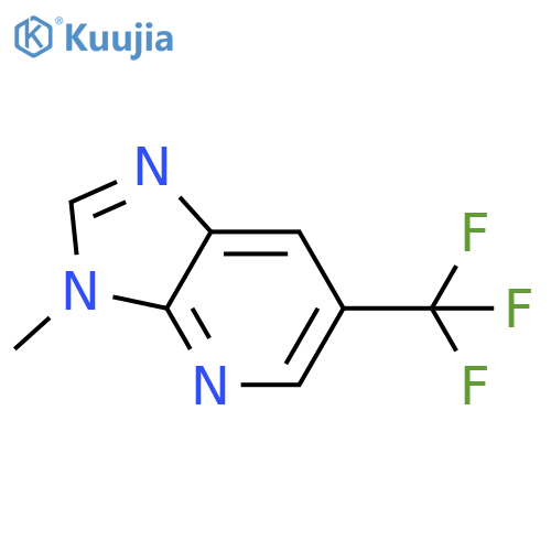 3-methyl-6-(trifluoromethyl)-3H-Imidazo[4,5-b]pyridine structure