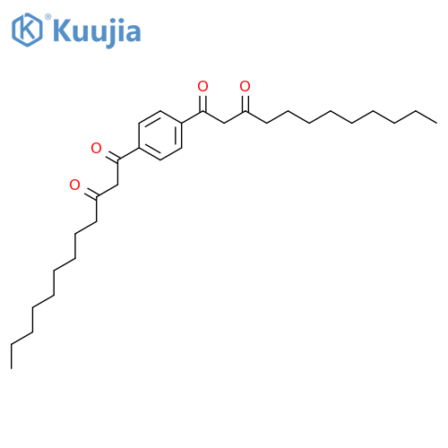 1,3-Dodecanedione, 1,1'-(1,4-phenylene)bis- structure