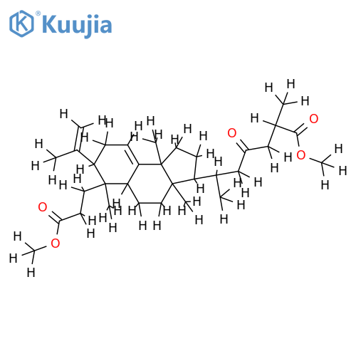 (25R)-3,4-seco-9beta-lanosta-4(28),7-dien-23-one-3,26-dioic acid dimethyl ester structure