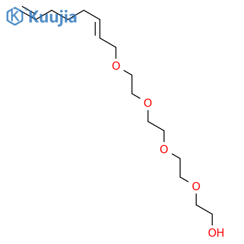 (E)-3,6,9,12-tetraoxaicosa-14,19-dien-1-ol structure