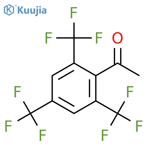 Ethanone, 1-[2,4,6-tris(trifluoromethyl)phenyl]- structure