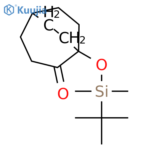 Bicyclo[3.2.2]nonan-2-one, 1-[[(1,1-dimethylethyl)dimethylsilyl]oxy]- structure
