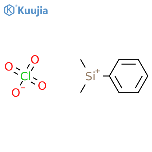 SILYLIUM, DIMETHYLPHENYL-, PERCHLORATE structure