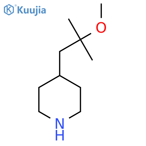 4-(2-methoxy-2-methylpropyl)piperidine structure