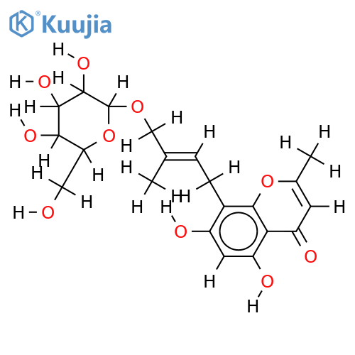 7,8-secoeranthin beta-D-glucopyranoside structure