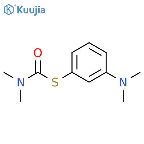 Carbamothioic acid, dimethyl-, S-[3-(dimethylamino)phenyl] ester structure