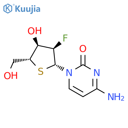 Cytidine, 2'-deoxy-2'-fluoro-4'-thio- structure