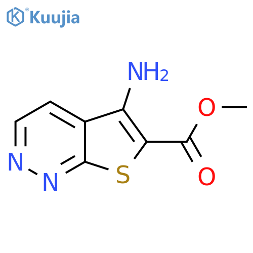 methyl 5-aminothieno2,3-cpyridazine-6-carboxylate structure