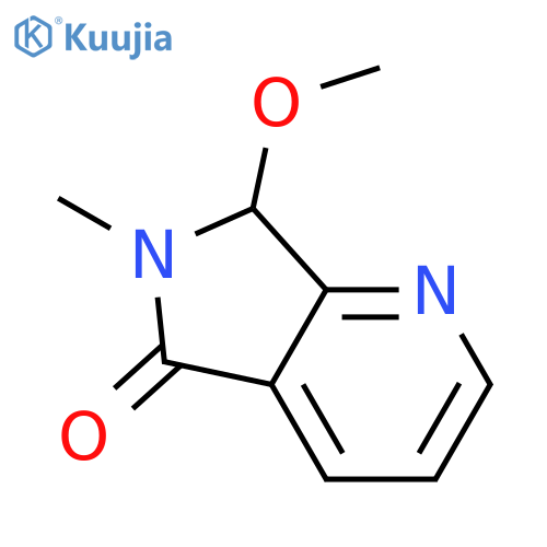 6,7-dihydro-7-methoxy-6-methyl-5H-Pyrrolo[3,4-b]pyridin-5-one structure