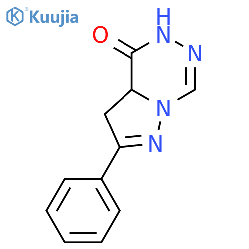 2-phenyl-3H,3aH,4H,5H-pyrazolo1,5-d1,2,4triazin-4-one structure