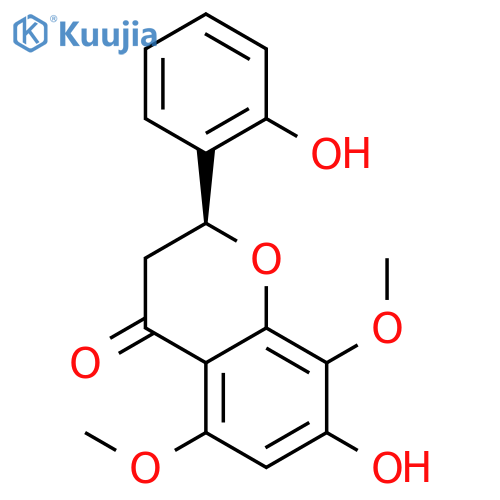 2',7-Dihydroxy-5,8-dimethoxyflavanone structure