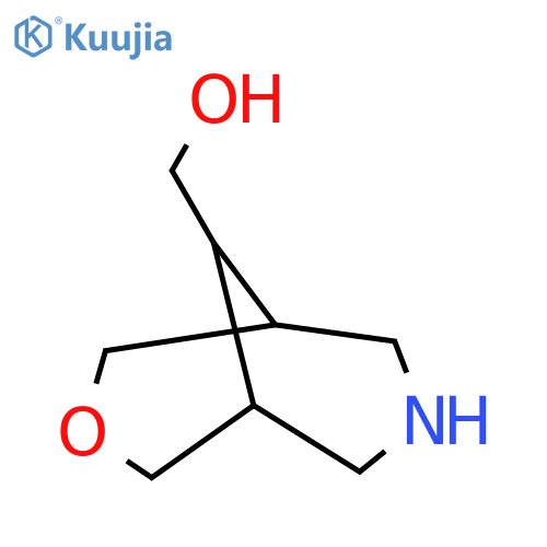 {3-Oxa-7-azabicyclo[3.3.1]nonan-9-yl}methanol structure
