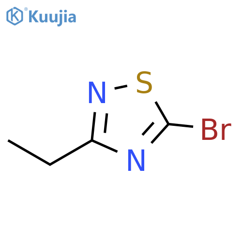 5-bromo-3-ethyl-1,2,4-thiadiazole structure