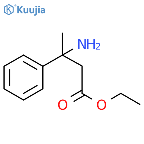 ethyl 3-amino-3-phenylbutanoate structure