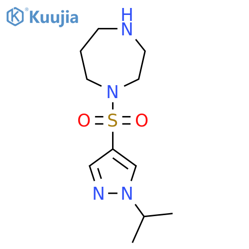 1-(1-Isopropyl-1H-pyrazole-4-sulfonyl)-[1,4]diazepane structure