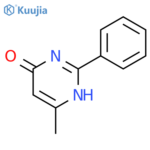 6-methyl-2-phenylpyrimidin-4-ol structure