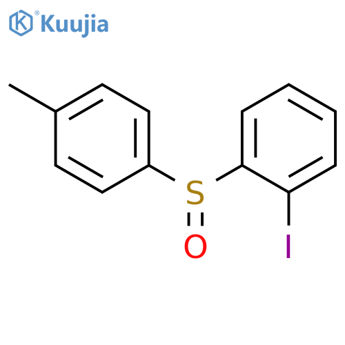 Benzene, 1-iodo-2-[(4-methylphenyl)sulfinyl]-, (±)- structure