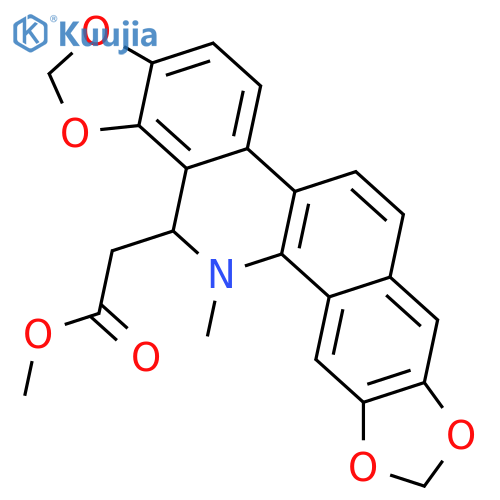 8-(2-Hydroxyethyl)dihydrosanguinarine; (S)-form, 2'-Carboxylic acid, Me ester structure