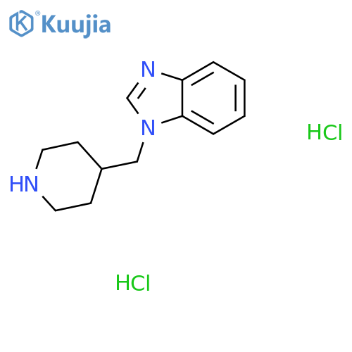 1-[(piperidin-4-yl)methyl]-1H-1,3-benzodiazole dihydrochloride structure