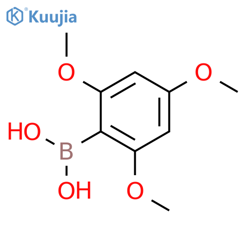 (2,4,6-trimethoxyphenyl)boronic acid structure