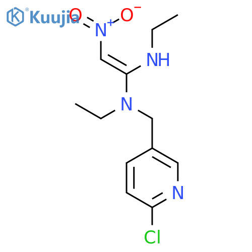 N-(6-Chloro-3-pyridinyl)methyl-N,N'-diethyl-2-nitro-1,1-ethenediamine structure