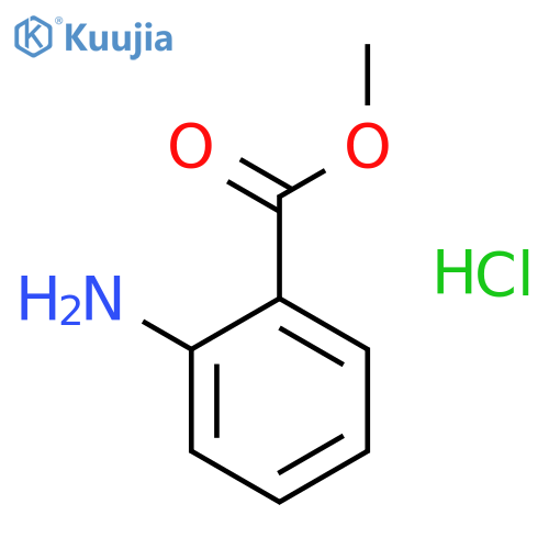 Benzoic acid, 2-amino-, methyl ester, hydrochloride structure