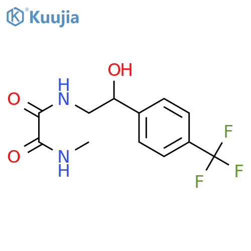 N'-{2-hydroxy-2-[4-(trifluoromethyl)phenyl]ethyl}-N-methylethanediamide structure