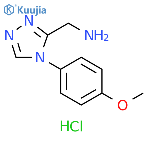 1-[4-(4-methoxyphenyl)-4H-1,2,4-triazol-3-yl]methanamine dihydrochloride structure