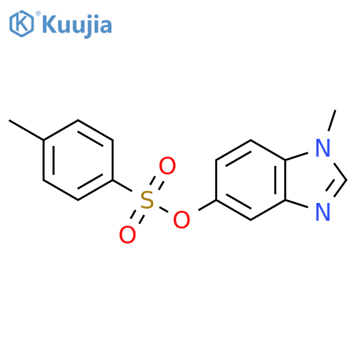 1-methyl-1H-1,3-benzodiazol-5-yl 4-methylbenzene-1-sulfonate structure