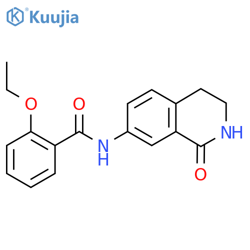 2-ethoxy-N-(1-oxo-1,2,3,4-tetrahydroisoquinolin-7-yl)benzamide structure